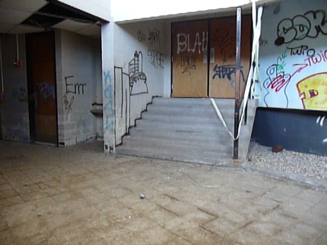 Left entrance to auditorium